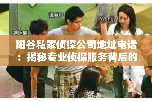 阳谷私家侦探公司地址电话：揭秘专业侦探服务背后的故事