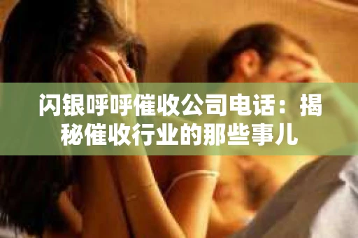 闪银呼呼催收公司电话：揭秘催收行业的那些事儿