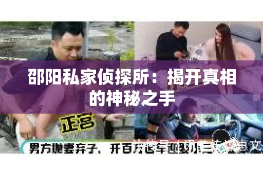 邵阳私家侦探所：揭开真相的神秘之手