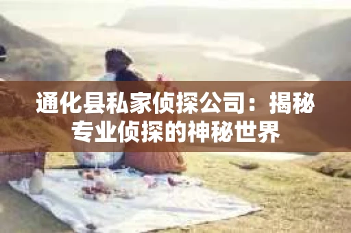 通化县私家侦探公司：揭秘专业侦探的神秘世界