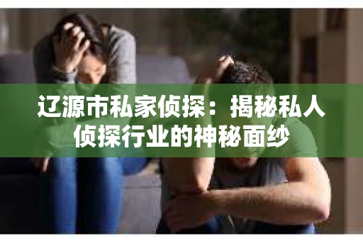 辽源市私家侦探：揭秘私人侦探行业的神秘面纱