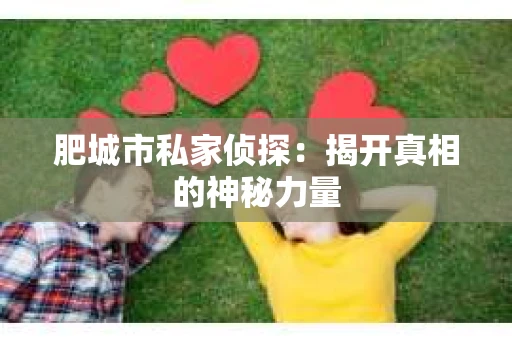 肥城市私家侦探：揭开真相的神秘力量