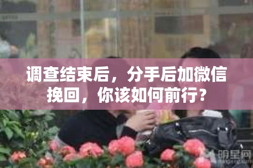 调查结束后，分手后加微信挽回，你该如何前行？