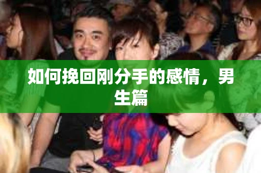 如何挽回刚分手的感情，男生篇