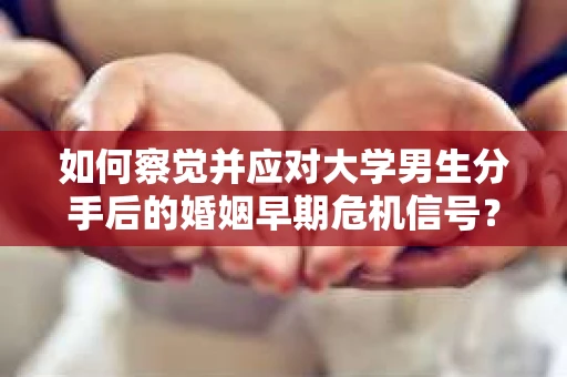 如何察觉并应对大学男生分手后的婚姻早期危机信号？